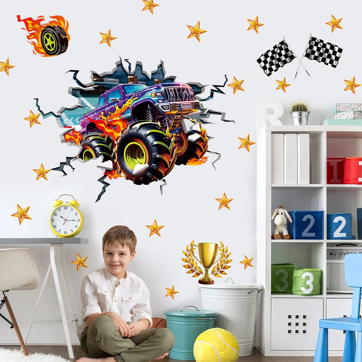 Sticker Mural Citation Sport - 'Il Tire, Il Marque' - Décoration Salle De Sport Ou Chambre - Réf. S31