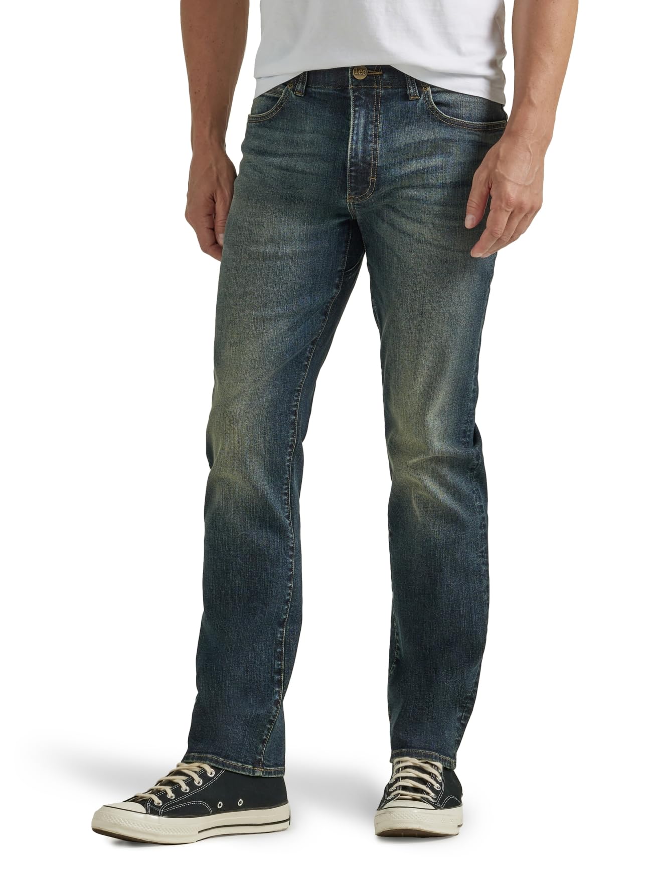 Mens Extreme Motion Regular Straight Jean