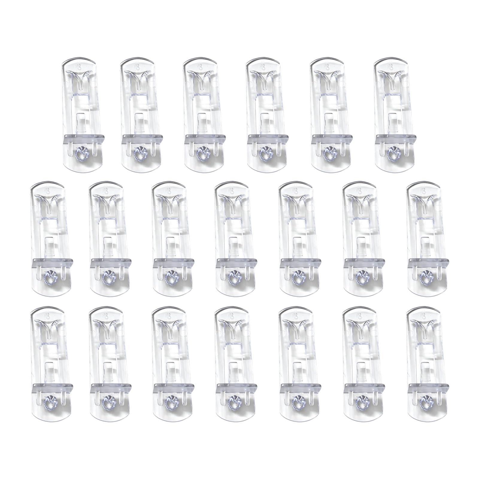 10Pcs Locking Shelf Heavy Duty Transparents Pegs for Cabinet Wardrobe Bookcase Easy Installation Antislip Shelf Holders