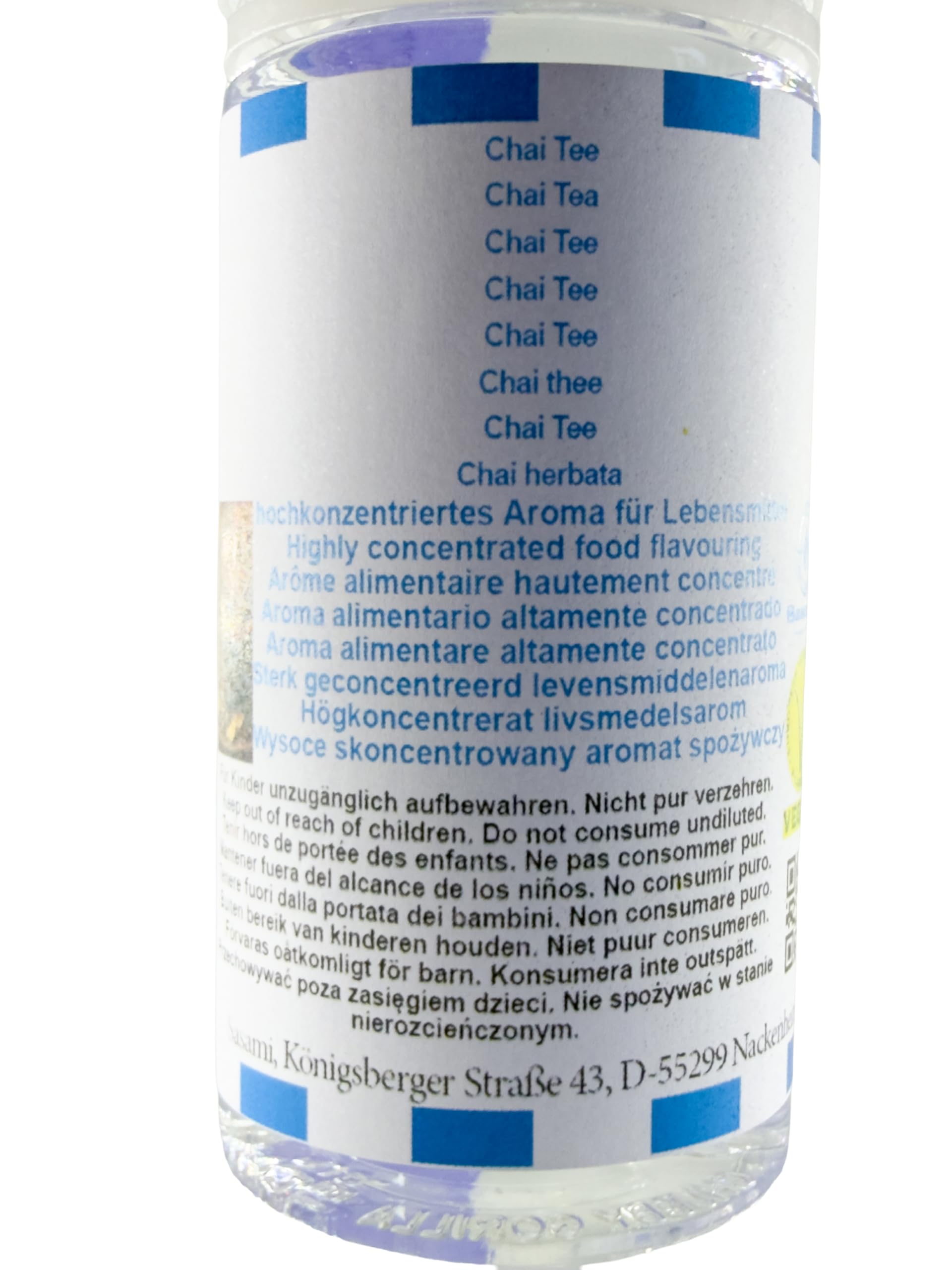 Chai Tee aroma concentrato - vegano - Sasami - 100ml