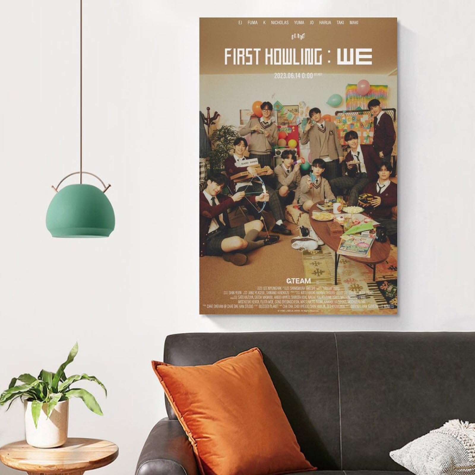 Amazon.co.jp: &TEAM エンティーム First Howling WE 人気キャンバス