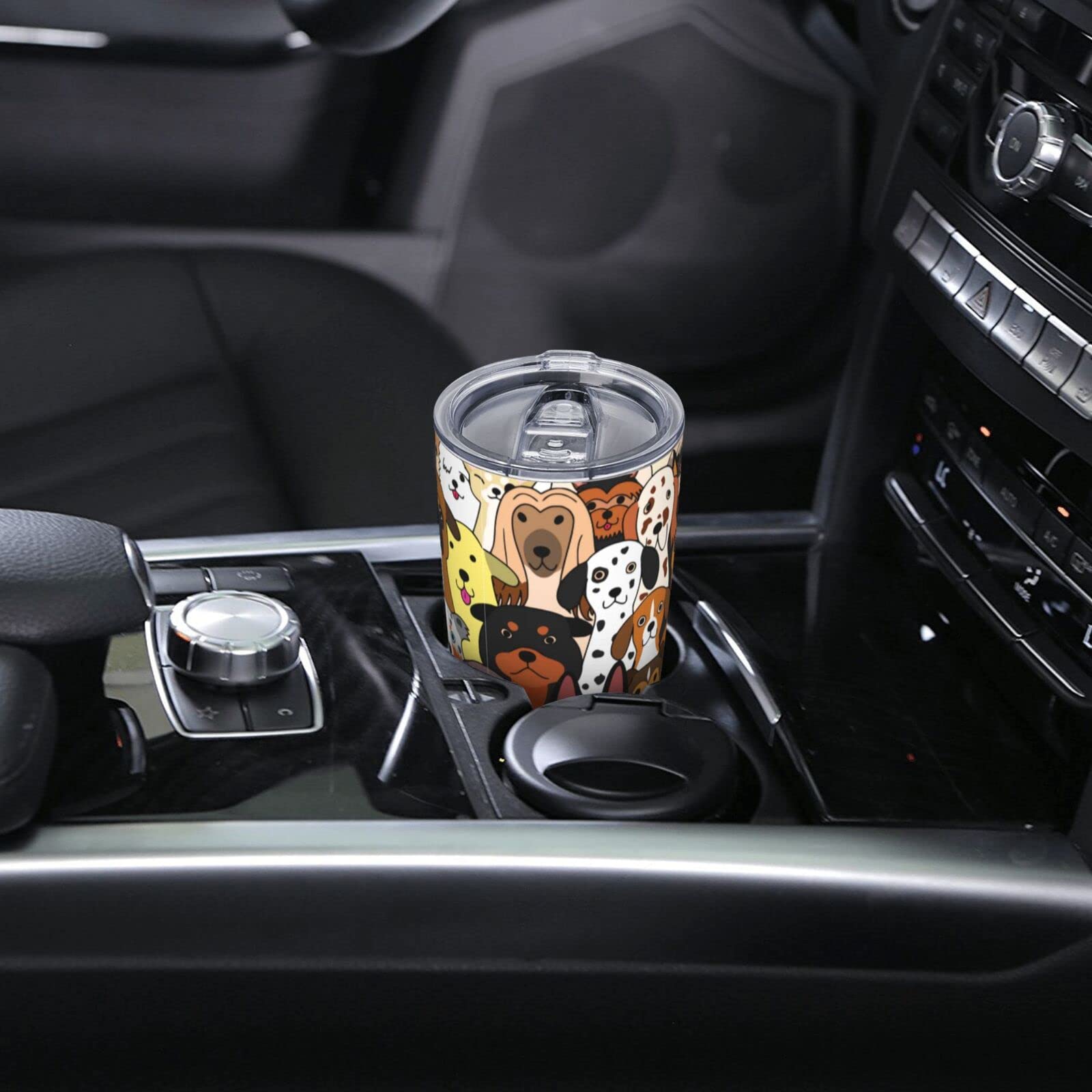 KLLTYHMU Tazza da caffè da viaggio con cane labrador, 500 ml, in