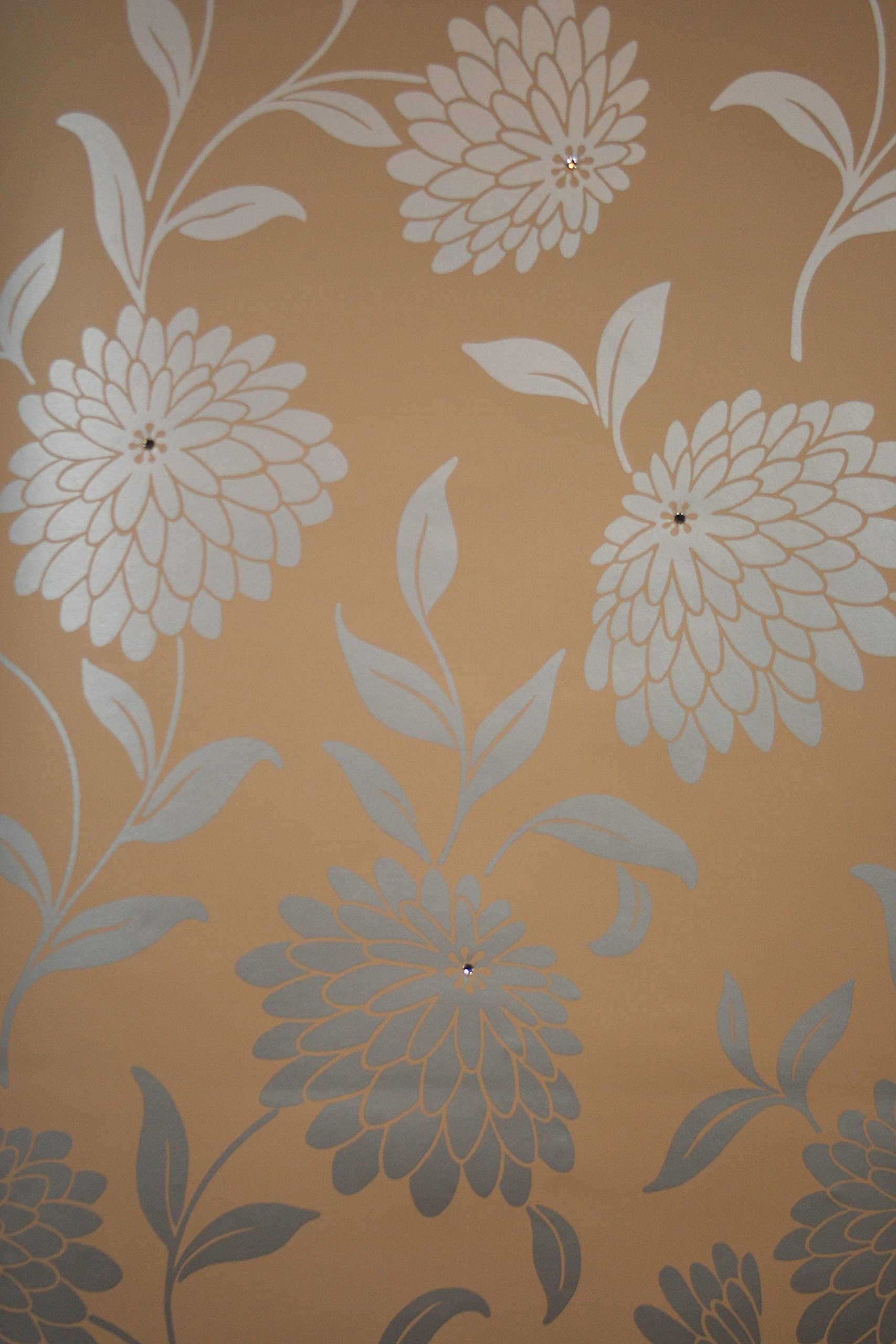 Papier peint Kew Gardens haute qualité pour illuminer les murs sombres en beige