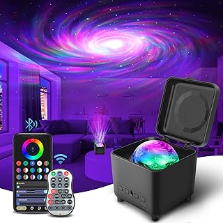 Galaxy Projector,Star Projector with Smart App/Remote Control,Night Light Kids for Bedroom,Aurora Galaxy Light Projector with Bluetooth Speaker,14 Colors,3 White Noise Starlight Projector,Gift for Kid