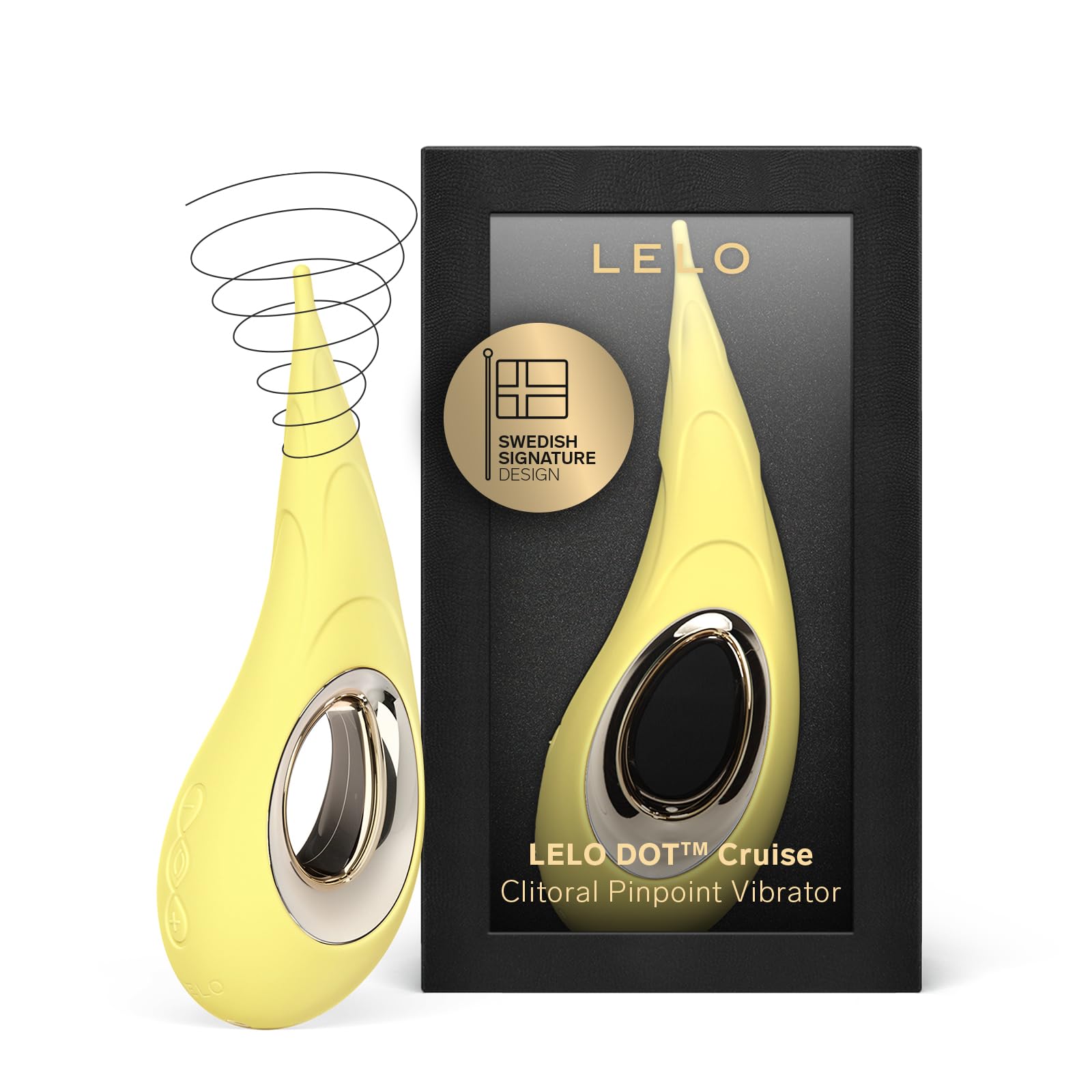 LELO DOT Cruise High Frequency Clitoral Vibrator with Elliptical Motion 8 Pinpoint Vibrator with Cruise Control Technology Female