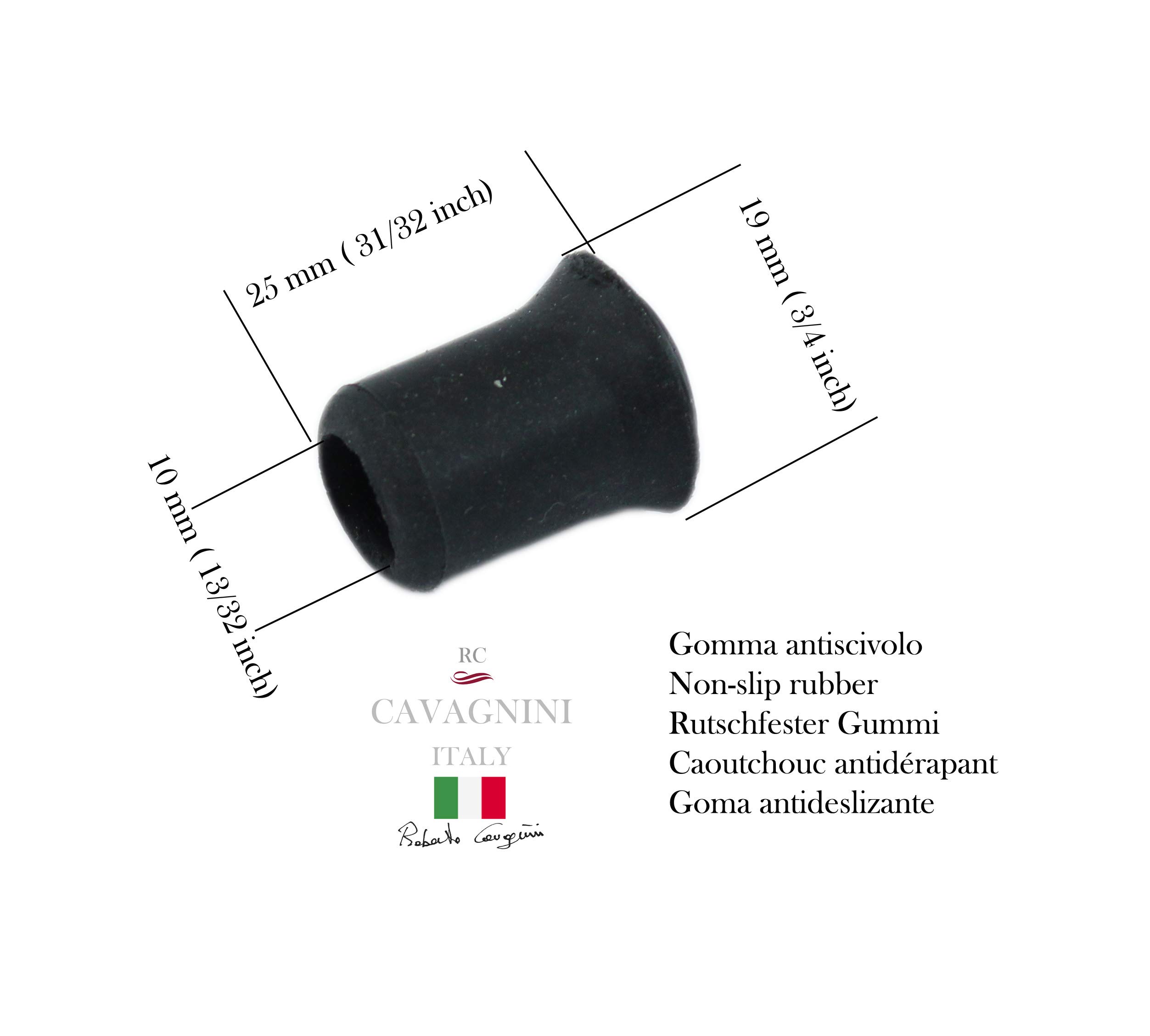 Gomma ricambio bastoni da passeggio 6 pezzi modello 1 (anello gomma