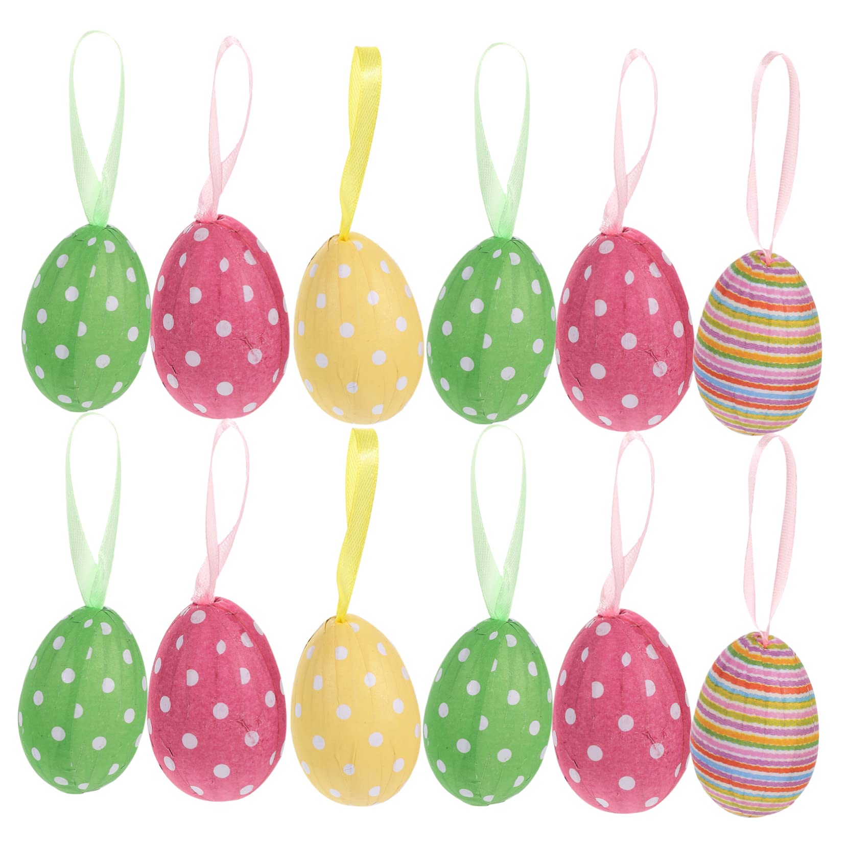 Alipis 5 Sätze Ostern Dekorationseier Ostereier Zum Aufhängen Für Fröhliche Osterfeiern Für Wohnräume Schlafzimmer Und Kreative Accessoires 24 Stück * 5