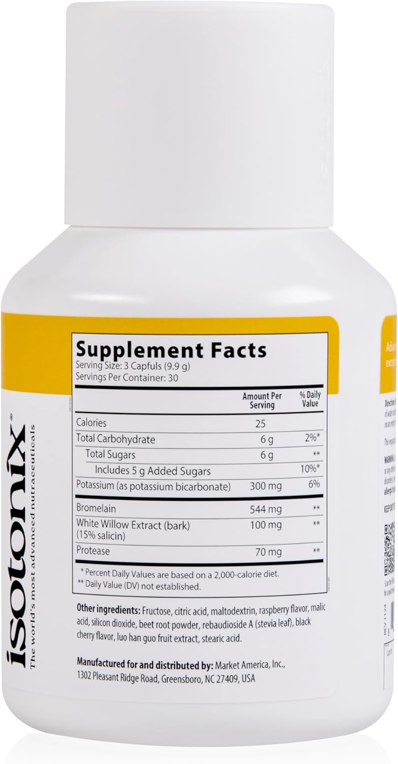 Isotonix Bromelain Plus - protease enzymes, White Willow bark & bromelain Promote Joint Health. Non-GMO, Gluten Free. by Market America (30 Servings)
