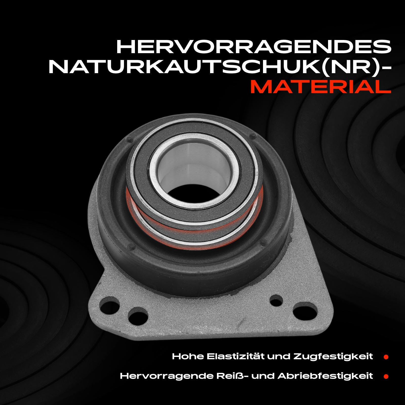 Frankberg Lagerung Gelenkwelle mit Kugellager Kompatibel mit Fiesta IV JA JB 1.3L-1.8L 1995-2002 Galaxy WGR 1.9L-2.8L 1995-2006 Mondeo III B5Y 2.5L 3.0L 2000-2007 Replace# 96BG3C08E1A