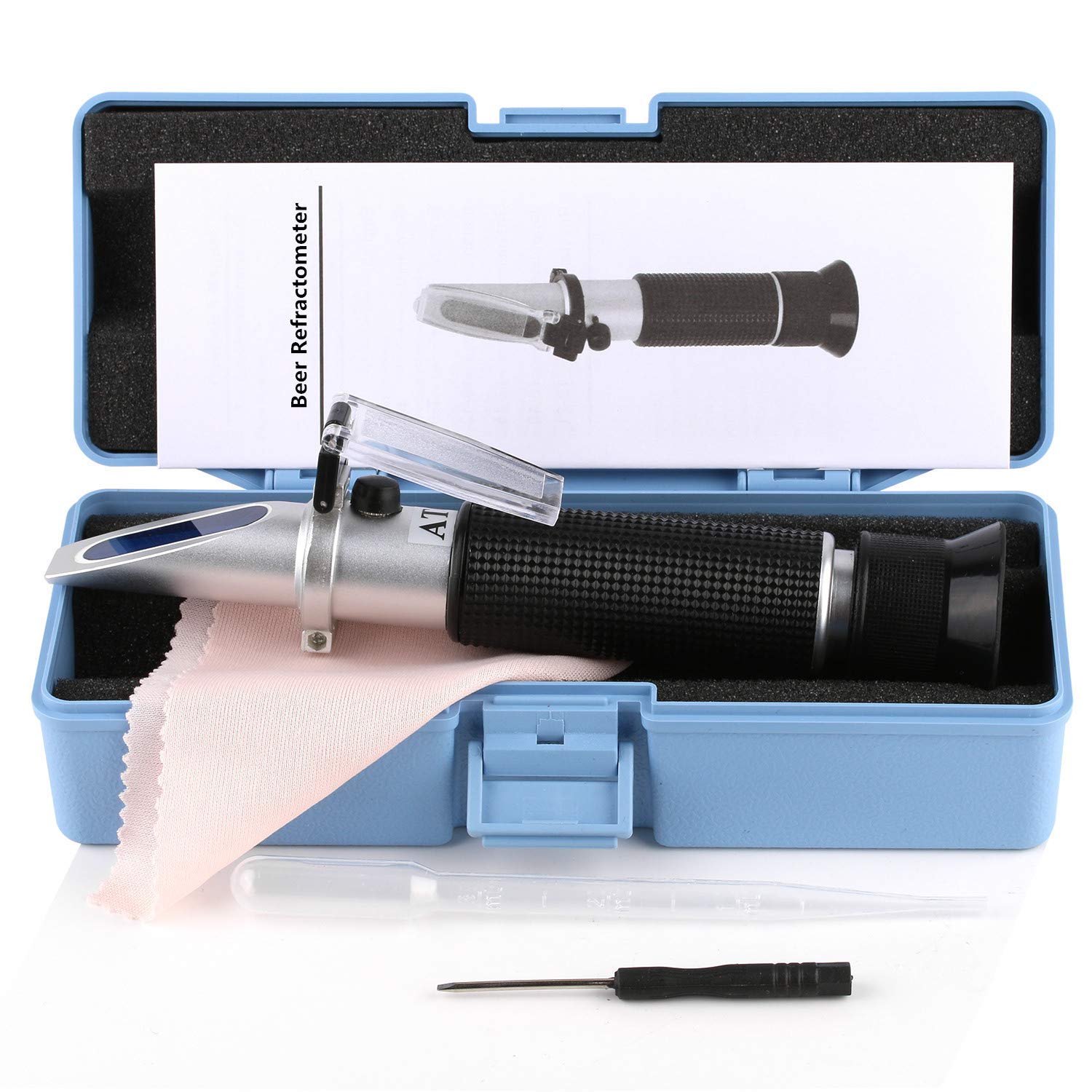 SIMMANS Portable Handheld Refractometer for Aquariums, Marine Monitoring, Saltwater Testing-picture-25
