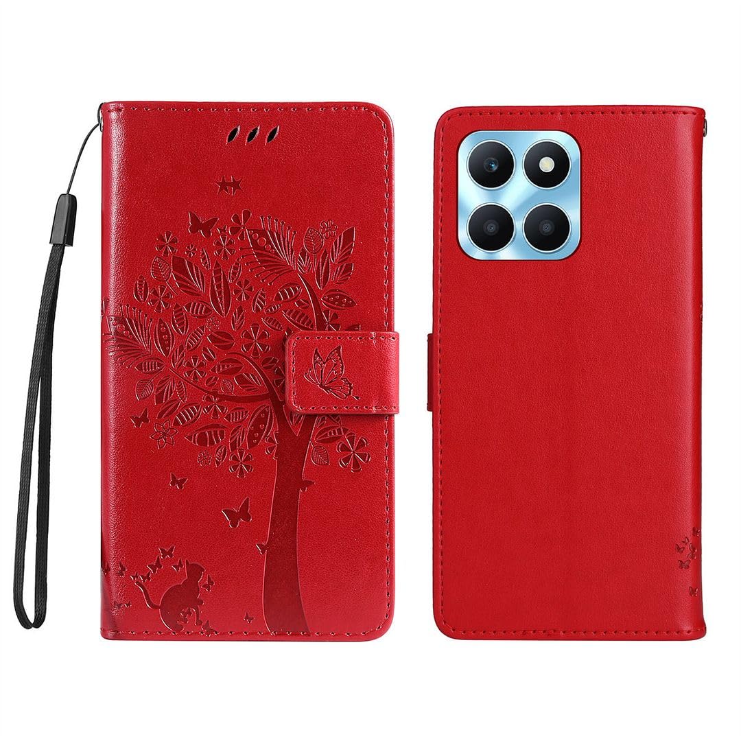 BAILI Cover per Honor X6a 4G, Cavalletto, Portabiglietti