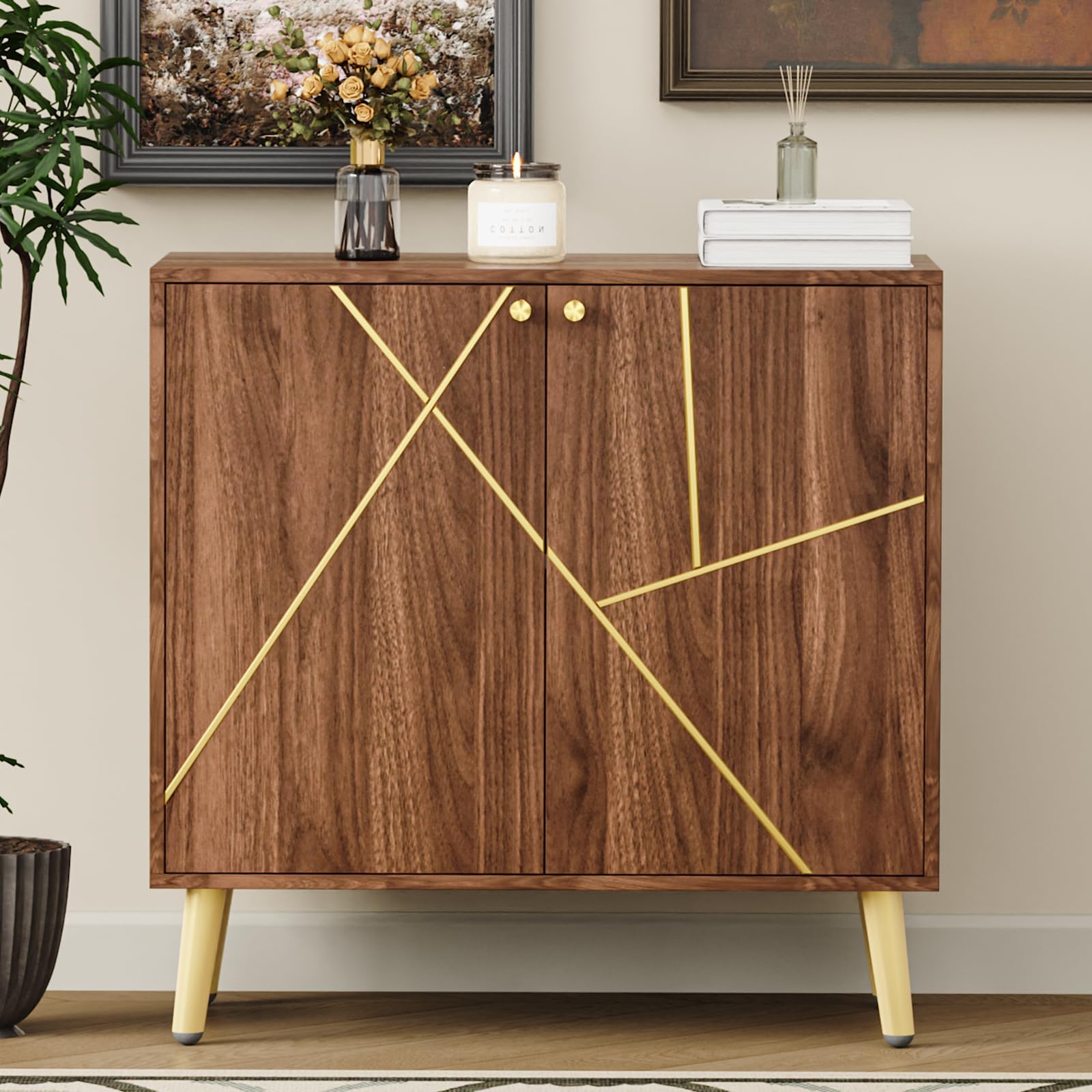 Modern Sideboard Accent Cabinet for Living Room, Hallway, Entryway