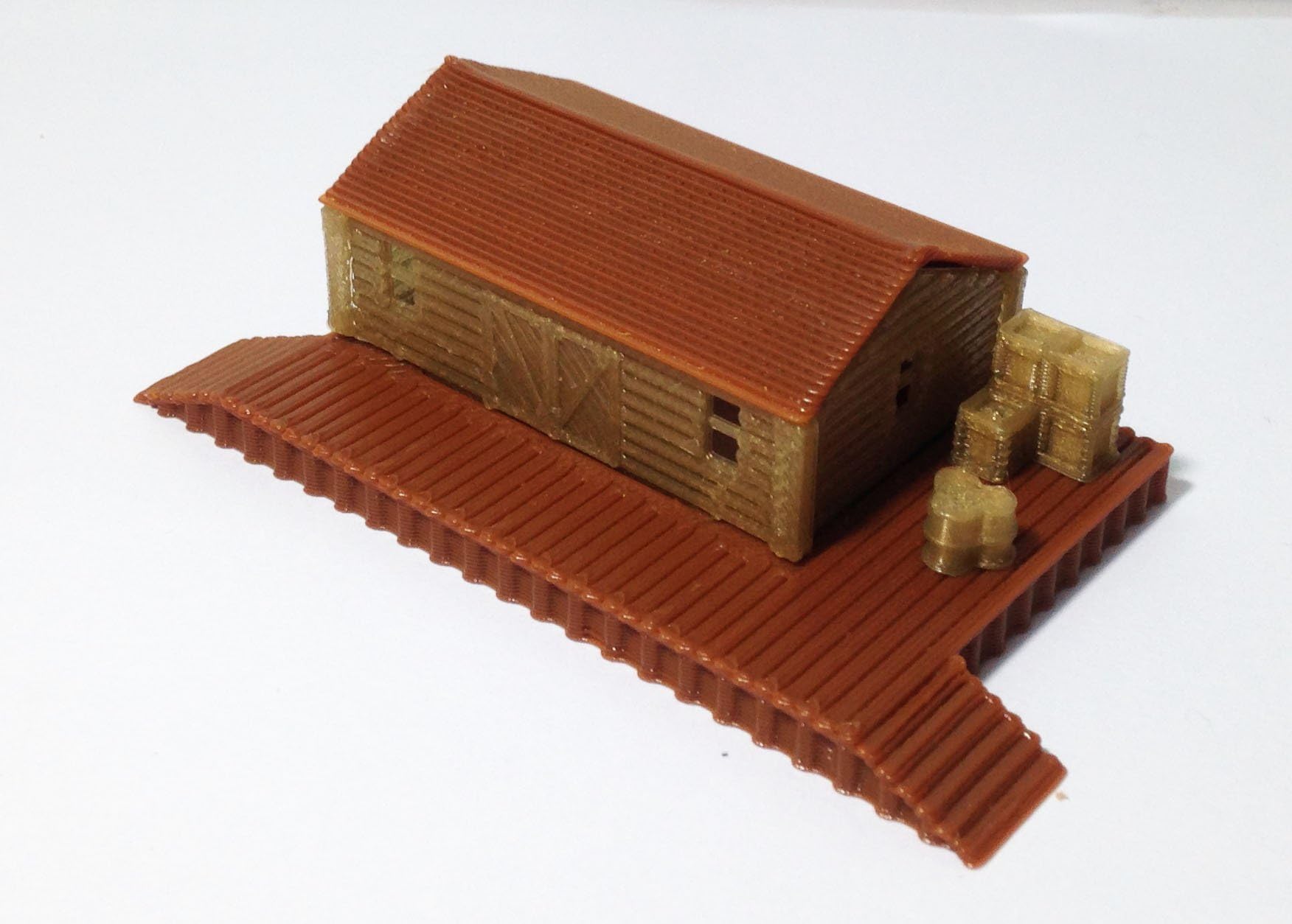 Outland Models Train Railway Layout Warehouse Freight Depot Z Scale 1:220