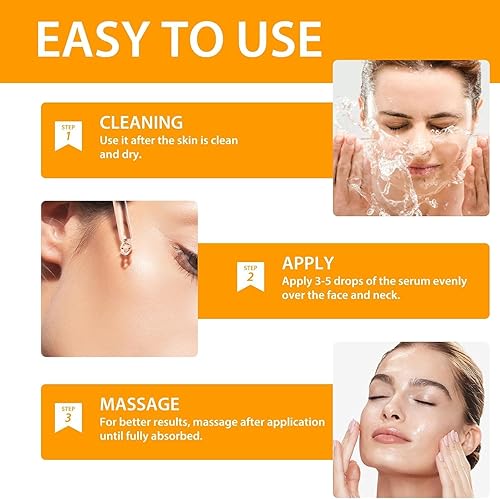 Miniatura 8 de Suero de cúrcuma para manchas oscuras, aceite de cúrcuma orgánico para la piel, suero corrector de manchas oscuras de cúrcuma para cara y cuerpo,