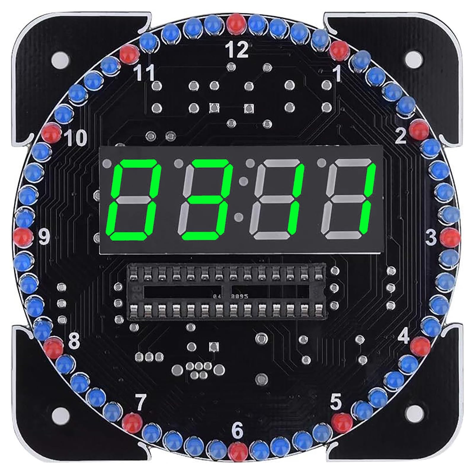Kalttoy Green Digital Clock Soldering Set With Battery Case Enclosure For Science Projects Electronics Learning & Home Soldering Project Set