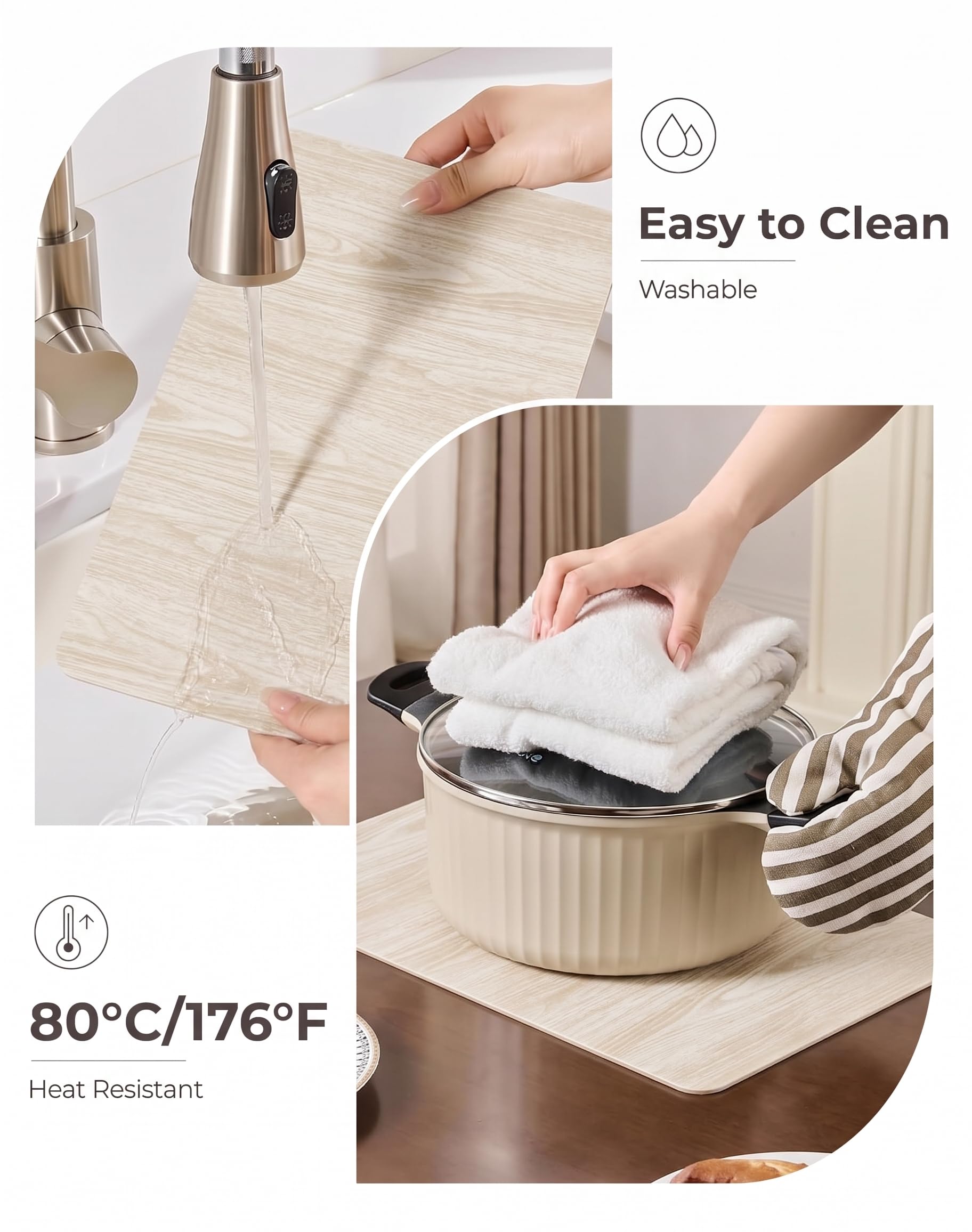 RichAxis G Beige Placemats - Protect & Style Your Table -4