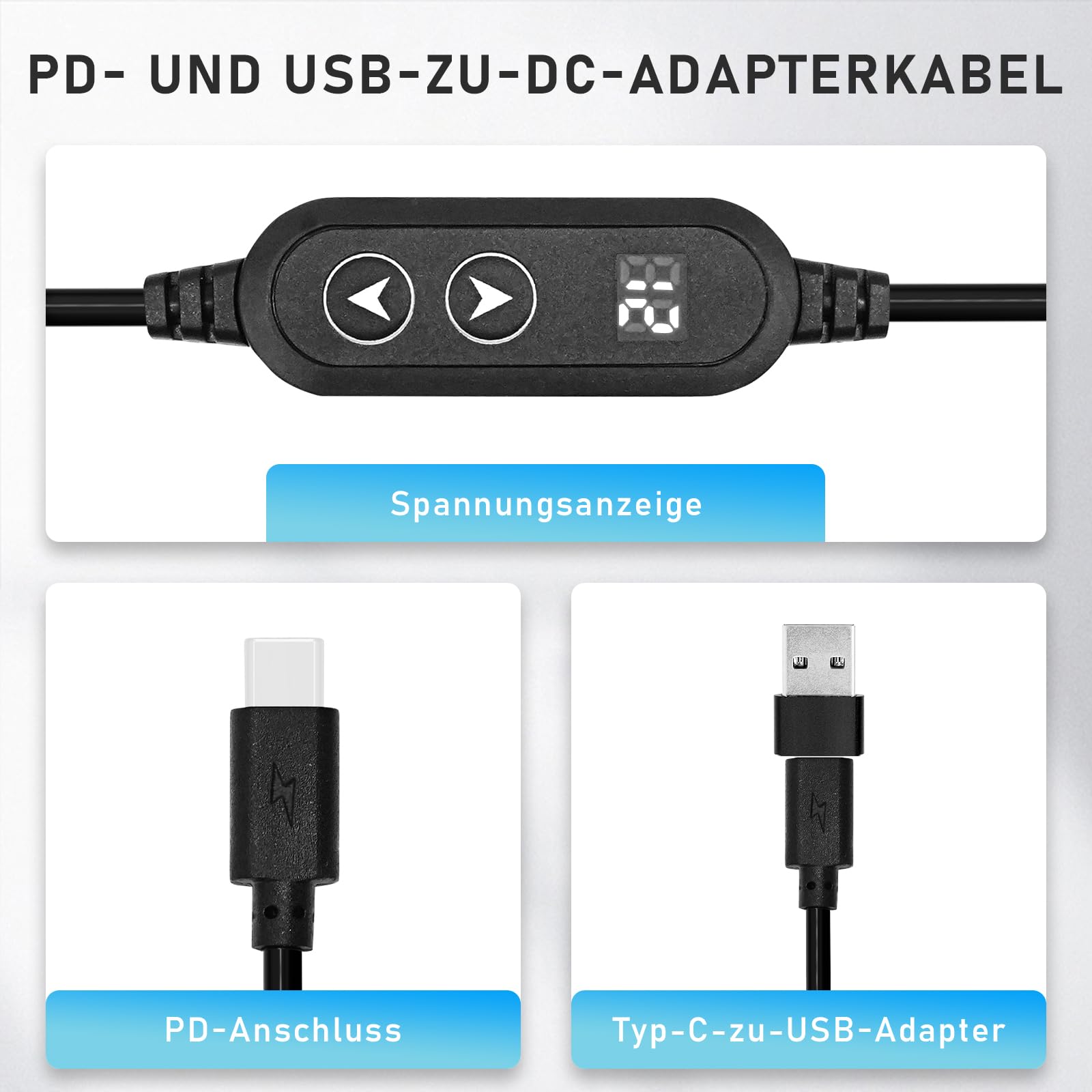 revolt cavo adattatore MC4: Cavo di collegamento per pannelli solari MC4 compatibile con DC 5,5 x 2,1 mm, 2 m, IP65 (connettore MC4 a spina cavo cavo cavo