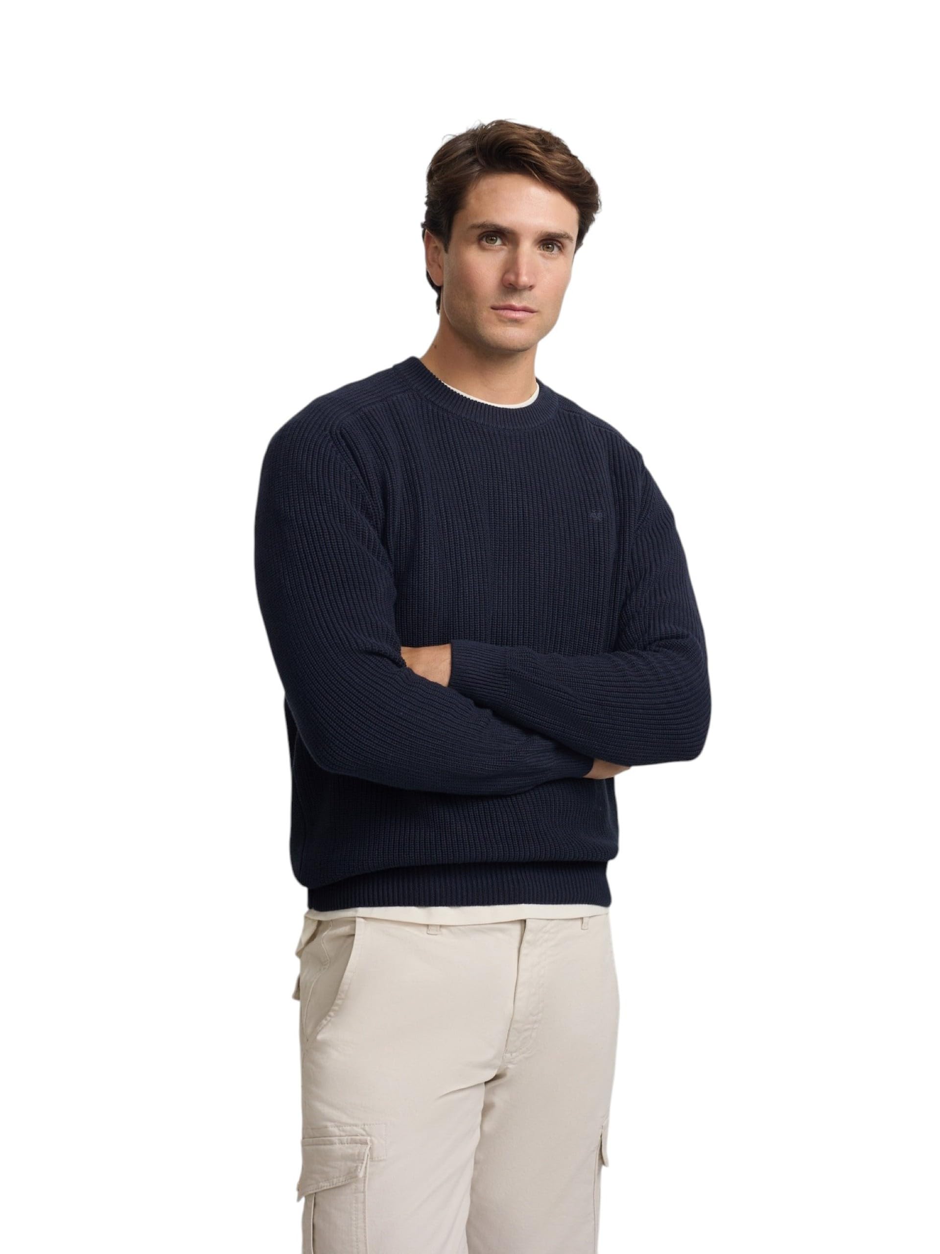 SILBON Jersey Structure, Navy, M/3XL
