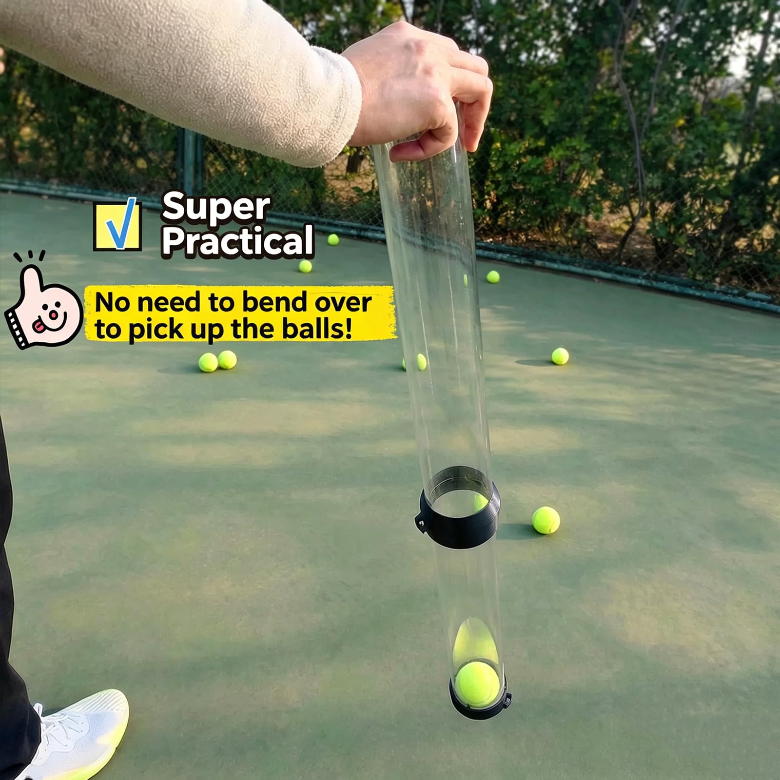 Máquina Lanzapelotas De Tenis Plegable, Portátil, con Capacidad para 18 Pelotas, Frecuencia Ajustable, Control Remoto, Carga USB-C, Ideal para Práctica Y Entrenamiento