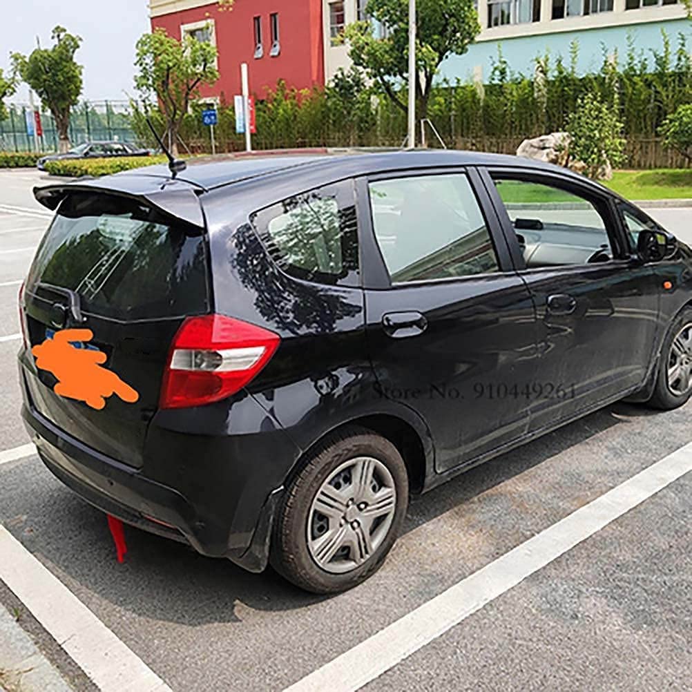 Auto Spoiler Posteriori per Honda Jazz Spoiler 2008 2009 2010 2011 2012 2013, Accessori per Modifica Auto Ala Spoiler Posteriore in ABS