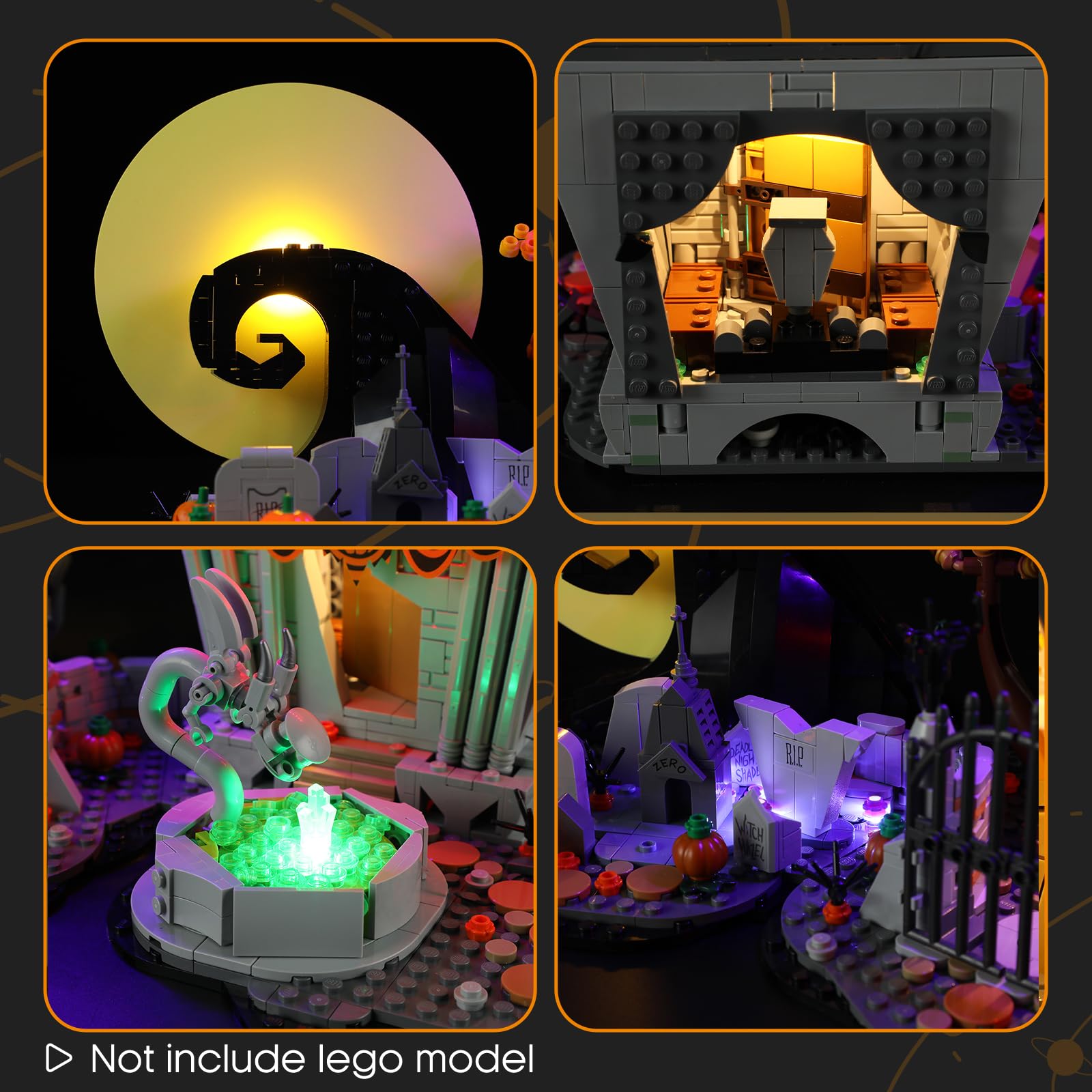 LIGHTAILING Light for Lego-21351 Disney Tim Burton's The Nightmare Before Christmas - Image 3
