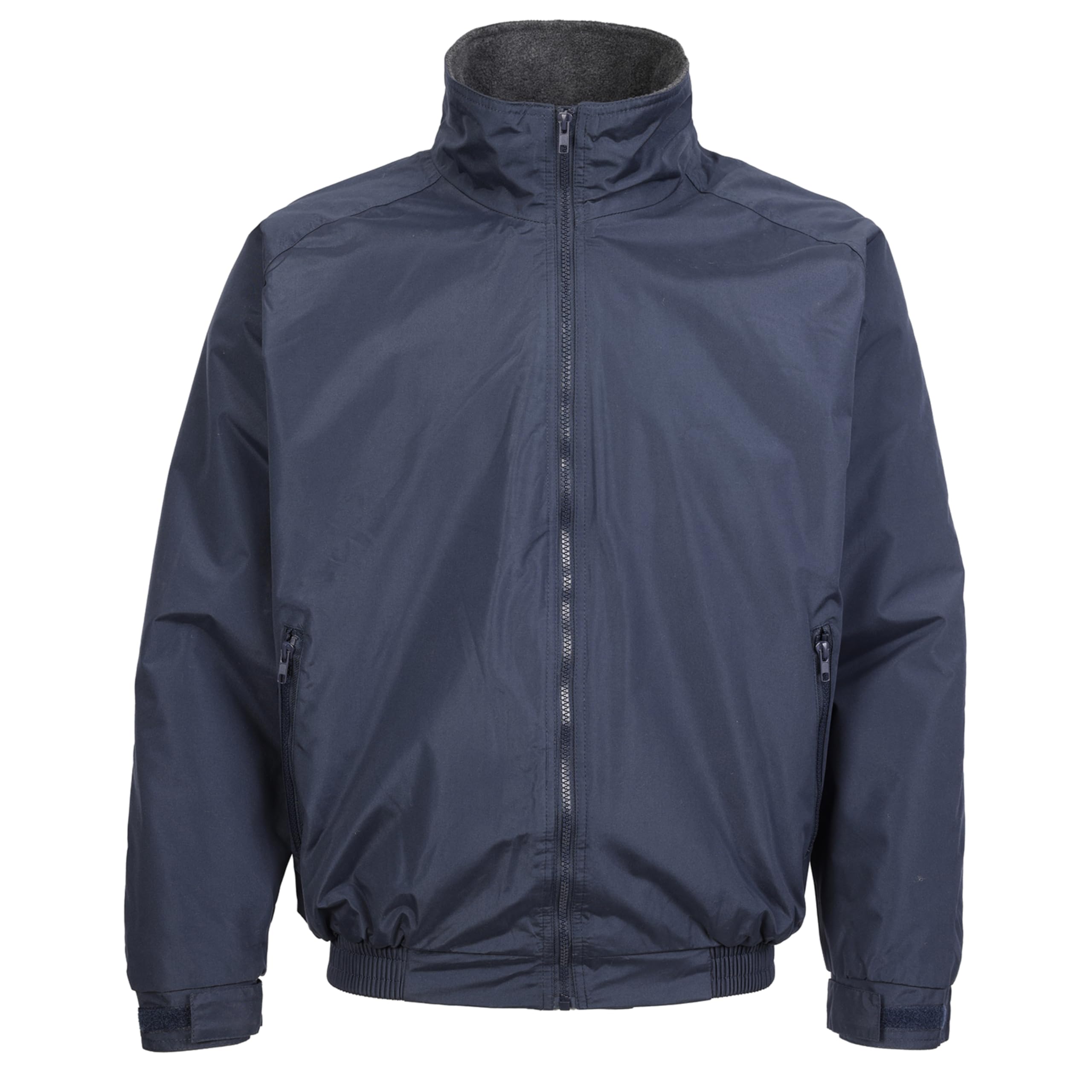 Fort Men's Blue - Harris Jacket - Navy Jacket - Medium - Waterproof Jacket - Zipped Pockets - Stylish & Comfortable - Lightweight - Fleece Lined - Ideal For Work