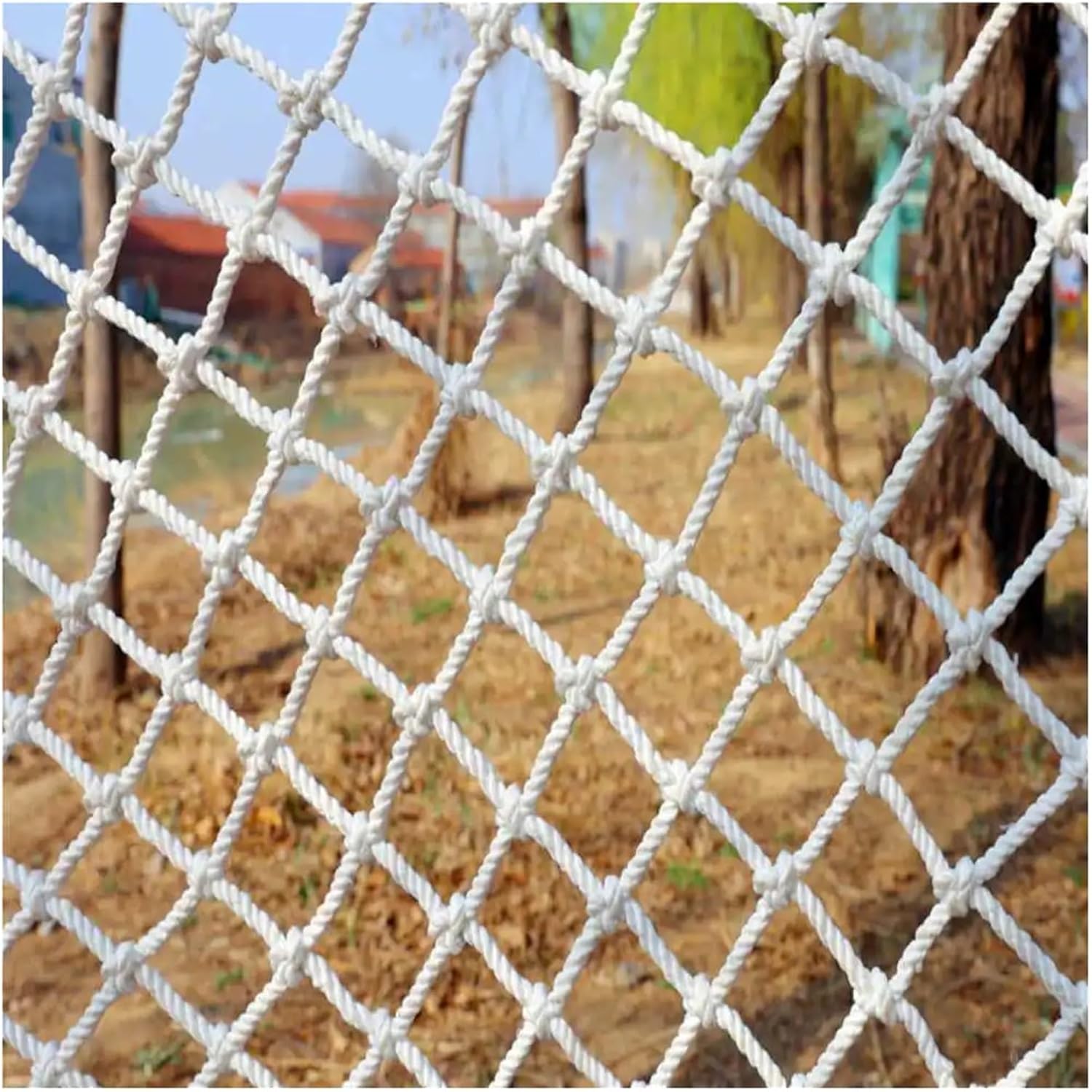 落下防止ネット バルコニー 窓 階段 手すり 猫 犬 ナイロンフェンスネット 建築ロープ(6MM Mesh 10x10CM,Widt