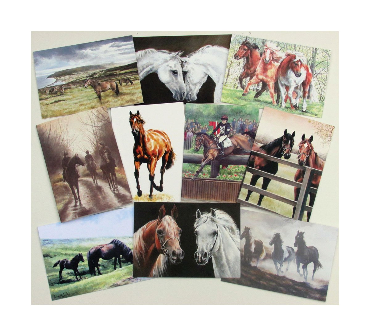 Caroline Cook Equestrian Cards, pack of 10