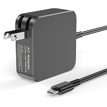 65W USB C Charger Compatible with Microsoft Surface Pro 12 2025 11 10 9 8 7 6 5 4 3, Surface Pro X, Surface Laptop 7 6 5 4 3 2 1, Surface Book 3 2 1, Surface Go 3 2 1 Power Adapter