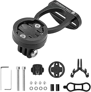 HUIOP Bicycle Computer Camera Flashlight Mount, Multifunctional Bicycle Computer Camera Flashlight Mount Holder Front Bike Mount Replacement for Bryton CATEYE,Bicycle Sports Camera Mount