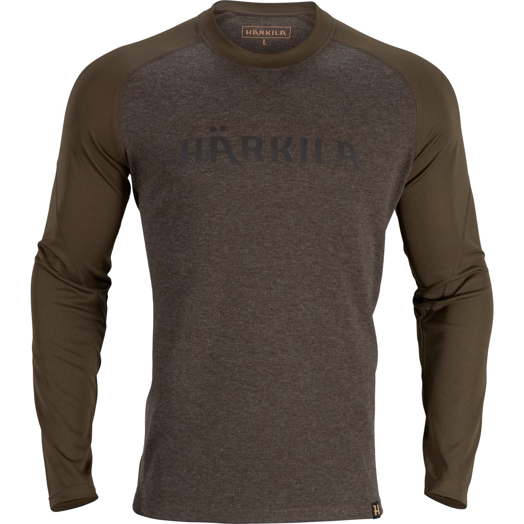 Härkila | Camiseta Metso | Manga Larga | Suave y Cálido | Mezcla de Lana Termorreguladora | de Secado Rápido | Ropa y Equipamiento de Caza Profesional | Calidad Escandinava Duradera |