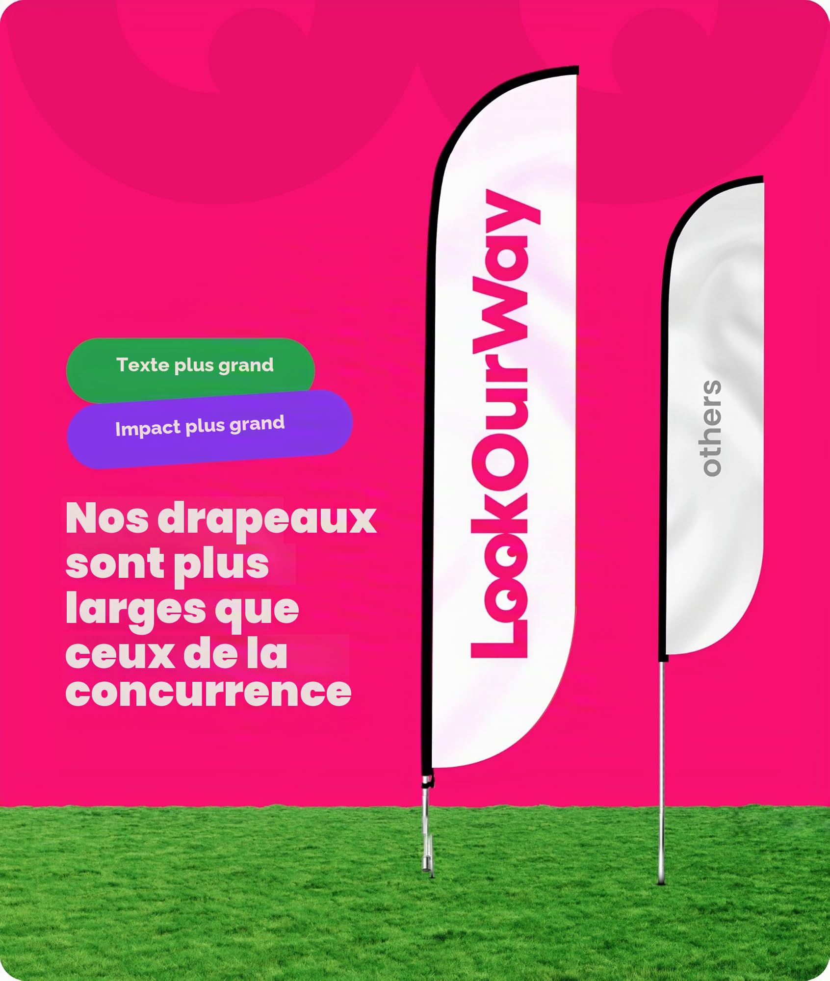 Lookourway Pizza Feather Drapeau, Parties