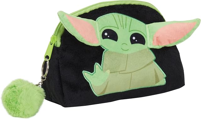 Mandalorian Toiletry Bag The Child Make Up Bag Grogu Cosmetics Bag Star Wars Pencil Case
