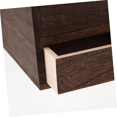 Miniatura 9 de Cajón de escritorio de madera, monitor de escritorio, elevador, unidad de almacenamiento, organizador de escritorio, estante ajustable, cubos de