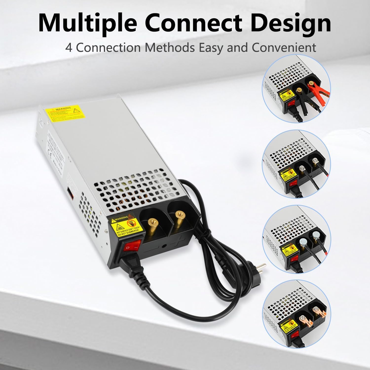 DC 12V 125A 1500W Fuente de Alimentación Transformador 220V CA a CC 12V 125A Fuente Alimentación 1500W para Bomba CCTV Cámara de Seguridad Car Stereo Impresora 3D y Más 12V Dispositivo