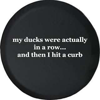 JL Series Tire Cover Ducks in a Row Tire Covers for Trucks SUV Black Size 33