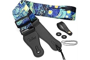 BestSounds Van Gogh Starry Night Guitar Strap: Unleash Your Inner Artist