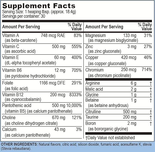 Miniatura 2 de Life Enhancement InnerPower con Stevia | Aminoácidos, vitaminas B, colina, folato, minerales y más | 30 porciones