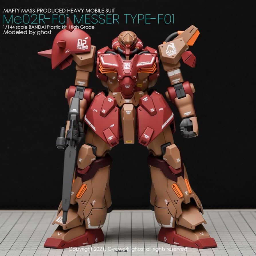 HG メッサー　F01型　F02型　セット　デカール付 HG メッサー F01型 F02型 セット デカール付