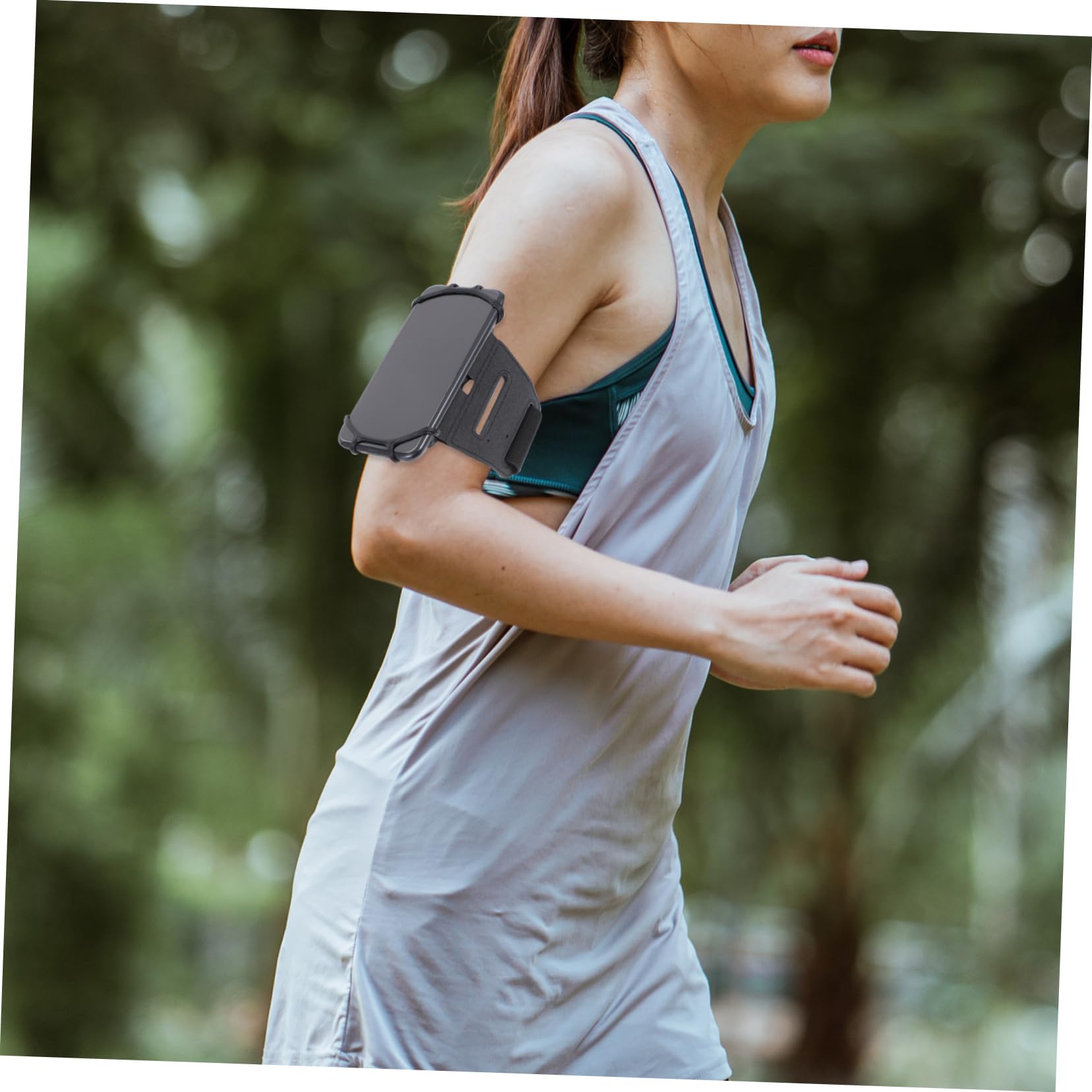 OSALADI 4pezzi Bracciale Per Telefono Sportivo Supporto Per Cellulare Da Polso Portacellulare Per Corsa e Attività All Aperto Design Rotante Gradi Alta Elasticità e Comfort