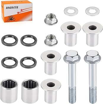 Amazon.com: Front Upper A Arm Bushings Bearing Seal Kit & Bolt for