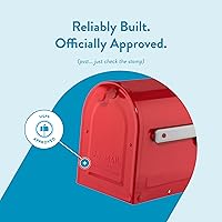Vista 10 de ARCHITECTURAL MAILBOXES 7600R MB1 Mailbox, Medium, Red