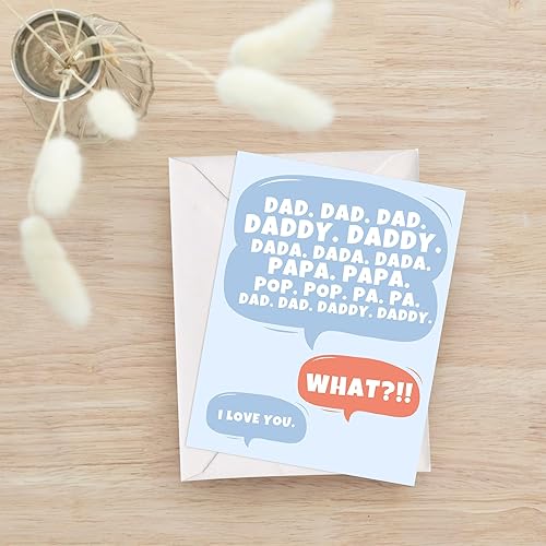 Miniatura 8 de ALY LOU Tarjeta de cumpleaños divertida para papá, tarjeta de cumpleaños número 30, 40, 50, 60, 65, tarjeta del día del padre, para él, abuelo,