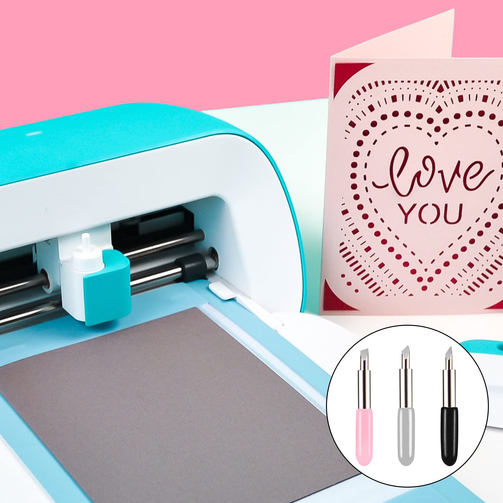 12 Lame Ricambio Per Cricut Joy - 6 Standard 45°, 3 Fine 30°, 3 Profonde 60° | Taglio Precisione Per Carta, Vinile, Cartoncino - Foto 4