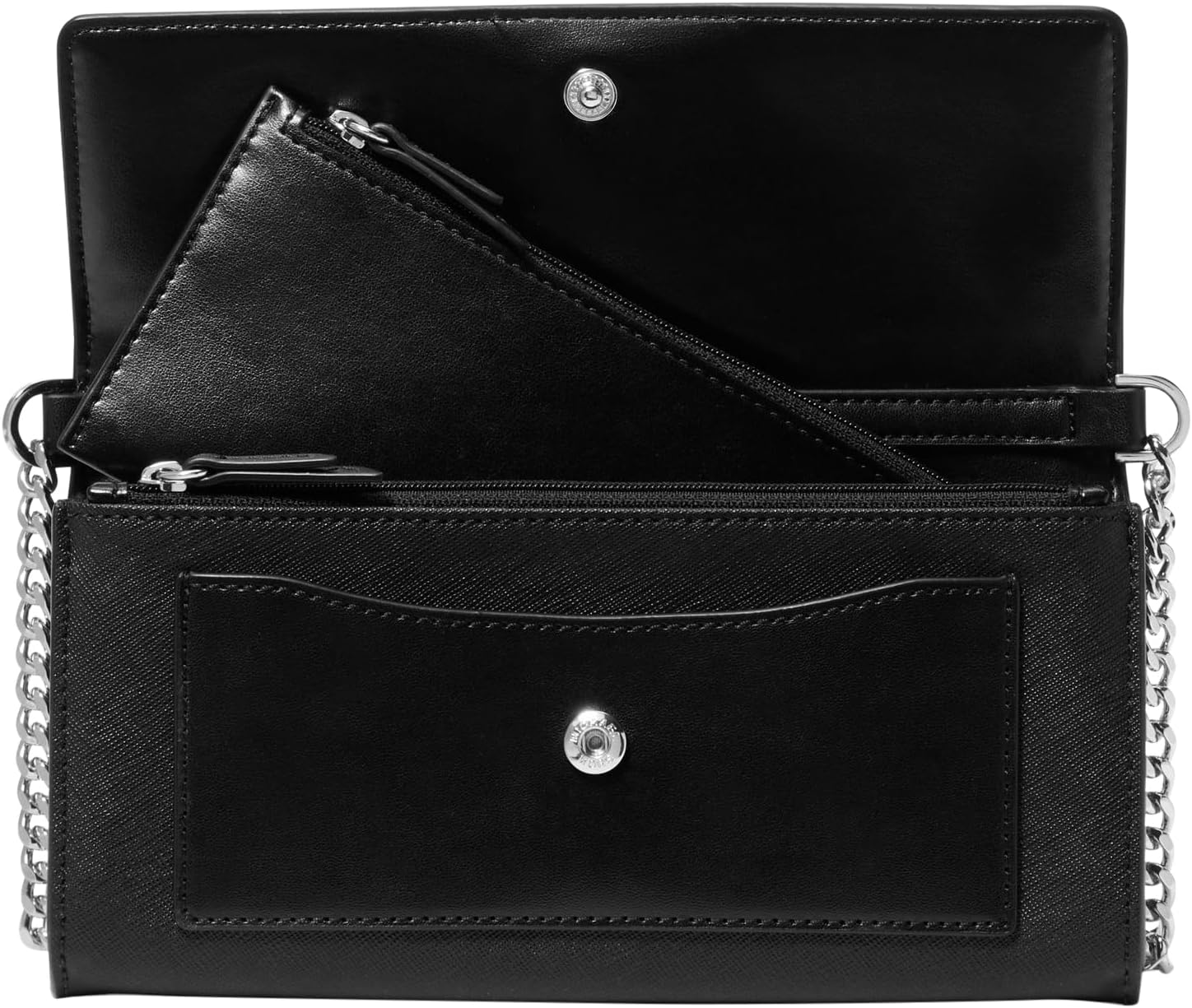 Michael Kors Women's Jet Set Medium 2-in-1 Wallet on Chain Crossbody Bag