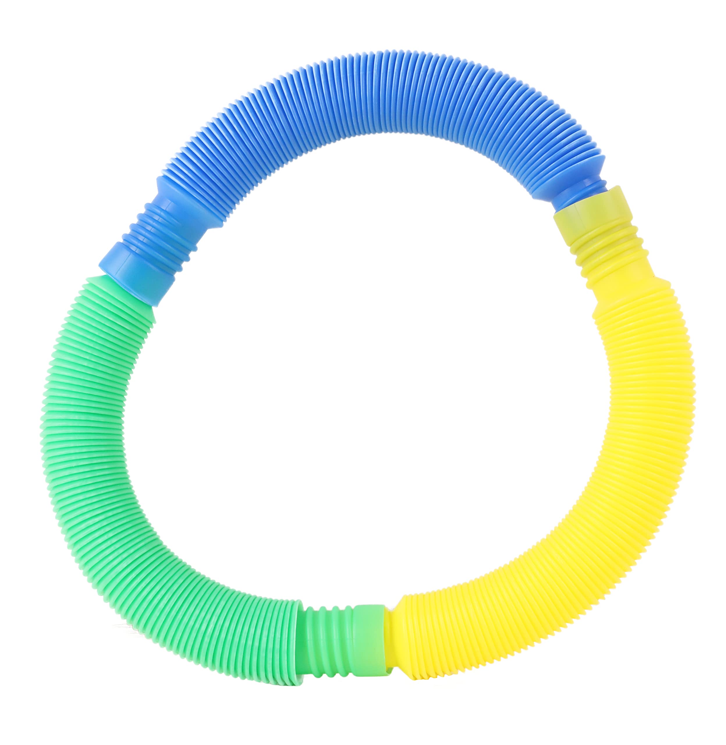Toyland® Tubes Tordus Pack Ultime (Lot De 12) – 4 Jaunes, 2 Bleus, 2 Roses, 2 Rouges, 2 Verts – Jouets Sensoriels Antistress – Idées Sacs à Fête – Dès 3 Ans