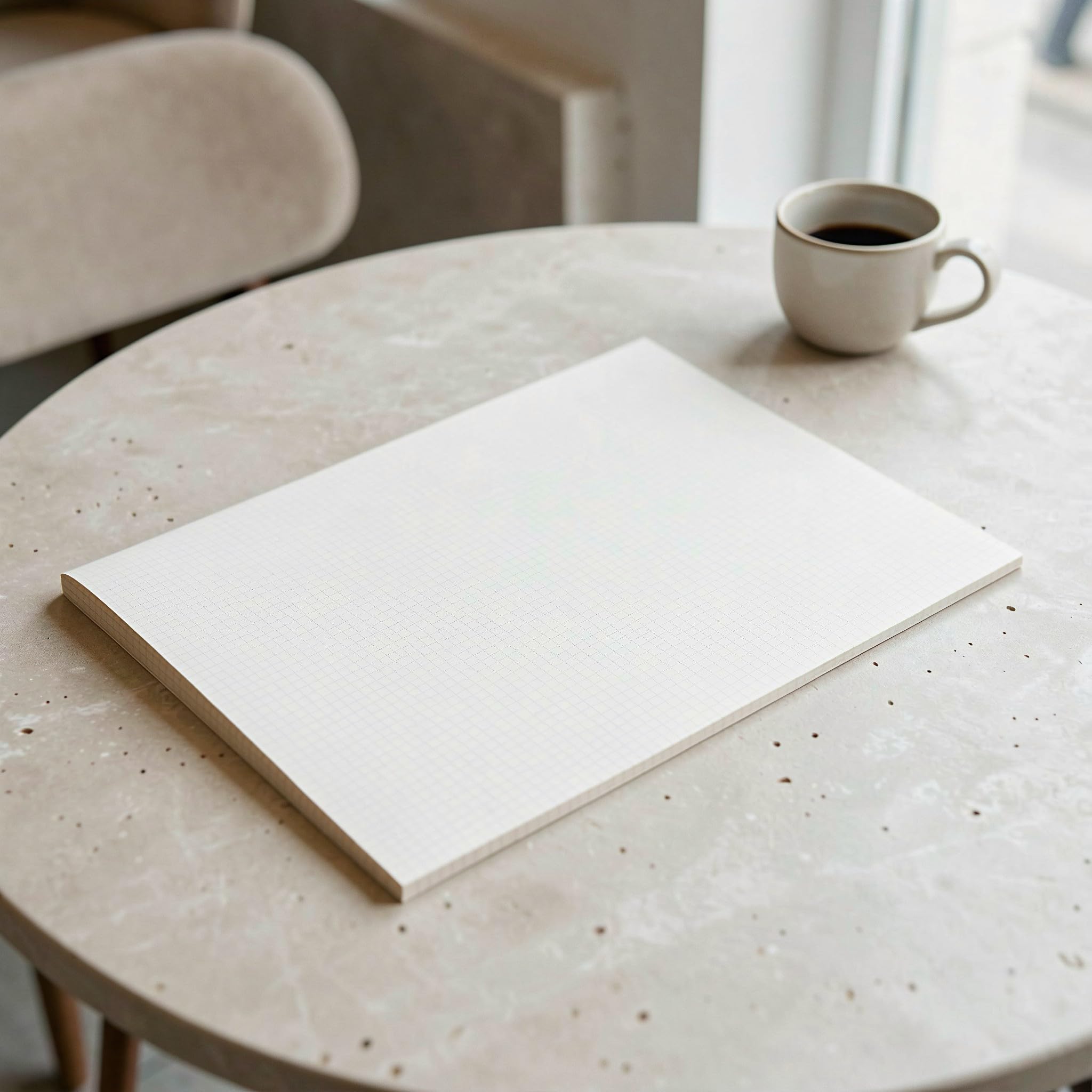 PATKAW Cahier de 200 feuilles de papier millimétré A3 pour les