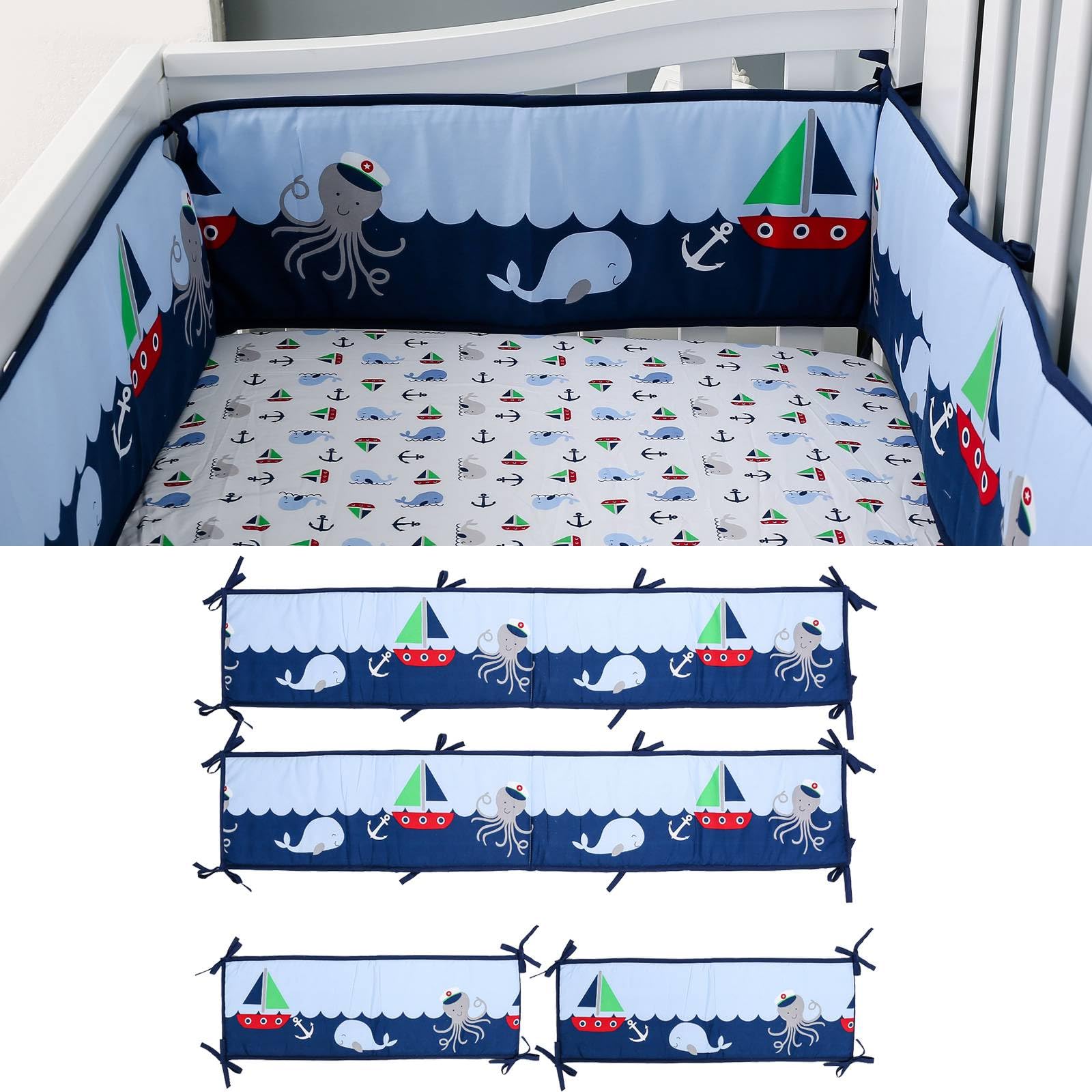 Se01 4Pc Soft Breathable Mattress Edge, Cotton Sheets. (Se01)