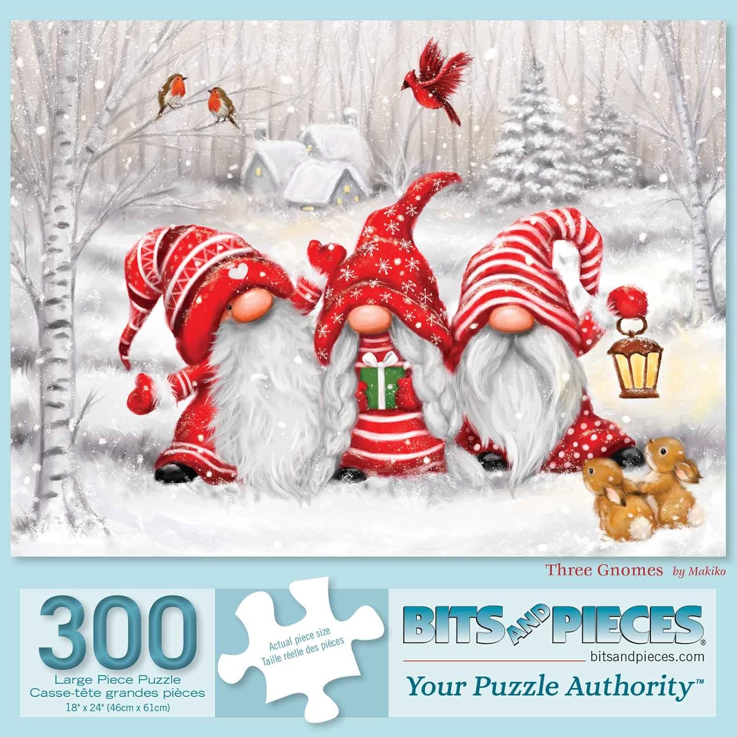 Bits and Pieces 300 Piece Jigsaw Puzzle for Adults
