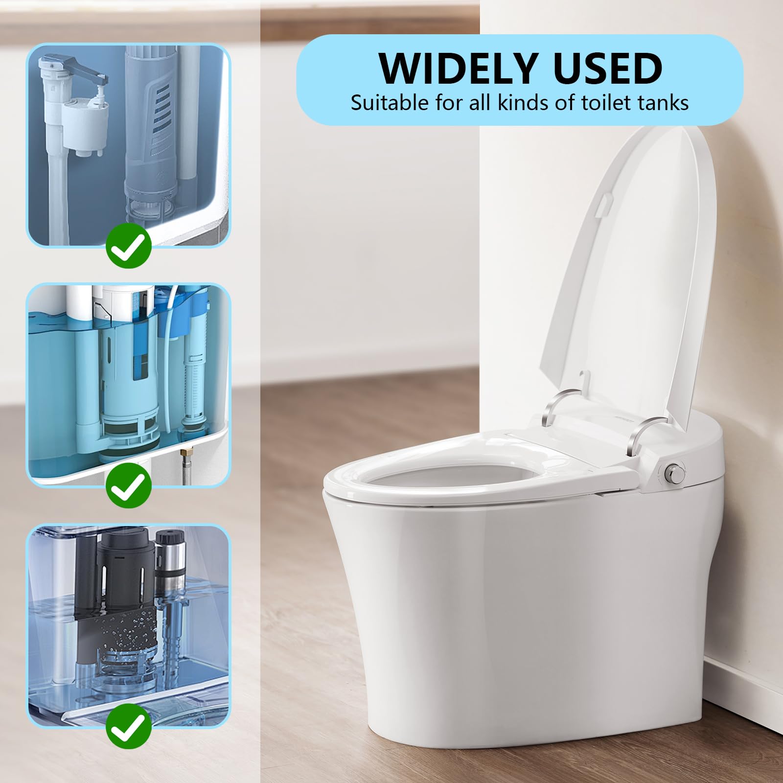 4 Pezzi Anello di Tenuta per Valvola di Scarico WC Compatibile con Geberit, Guarnizione in Silicone per Valvola di Scarico, Ricambio per 816.418.00.1 (Bianco)